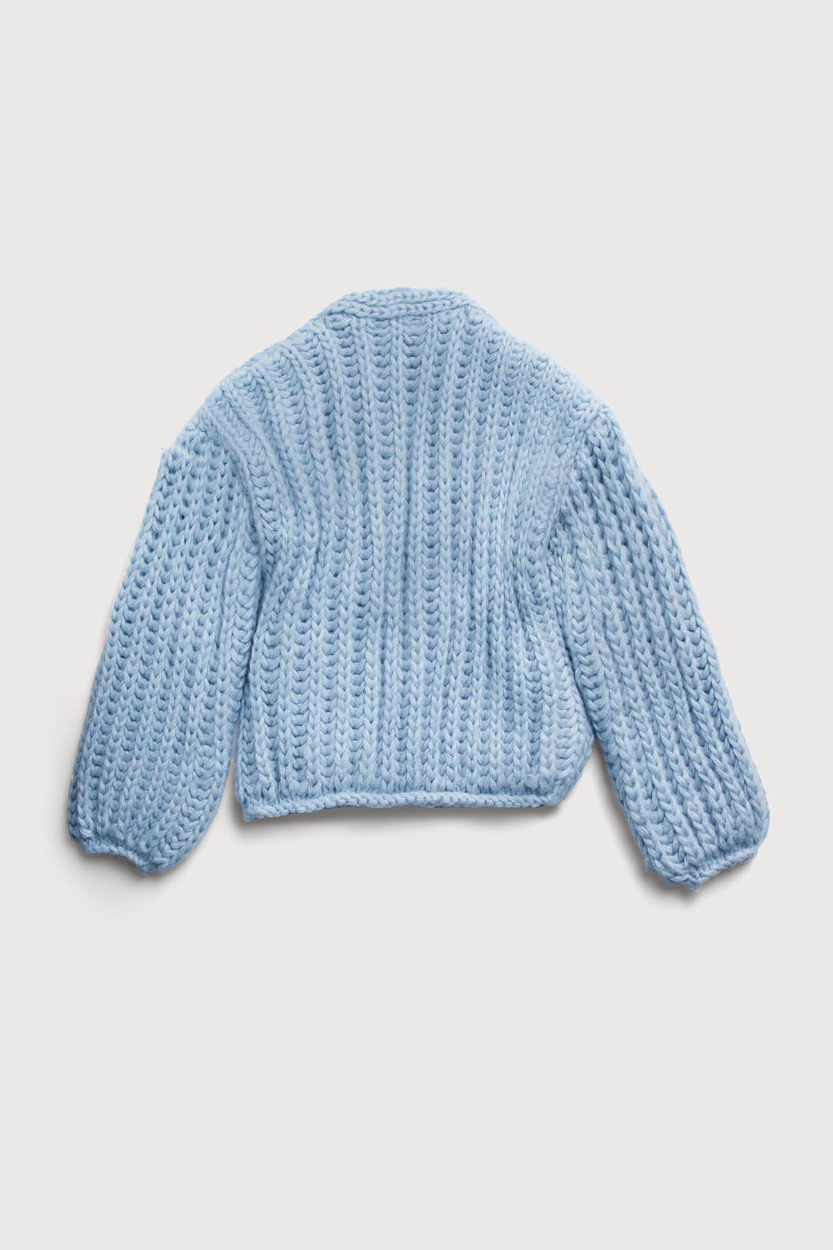 Chunky Oversized Knit Cardigan: Fuchsia