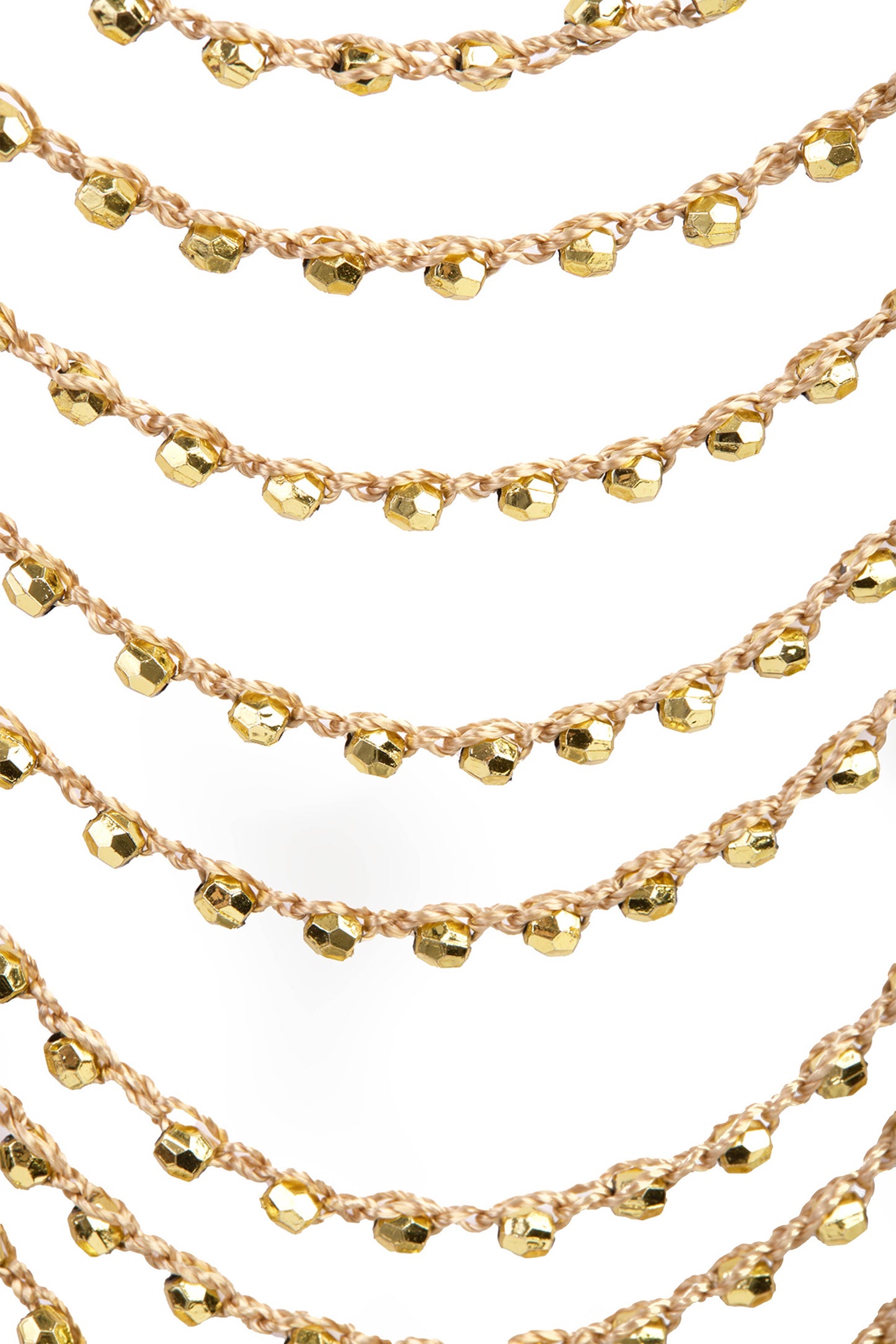 Festive Scallop Beaded Capelet: Black