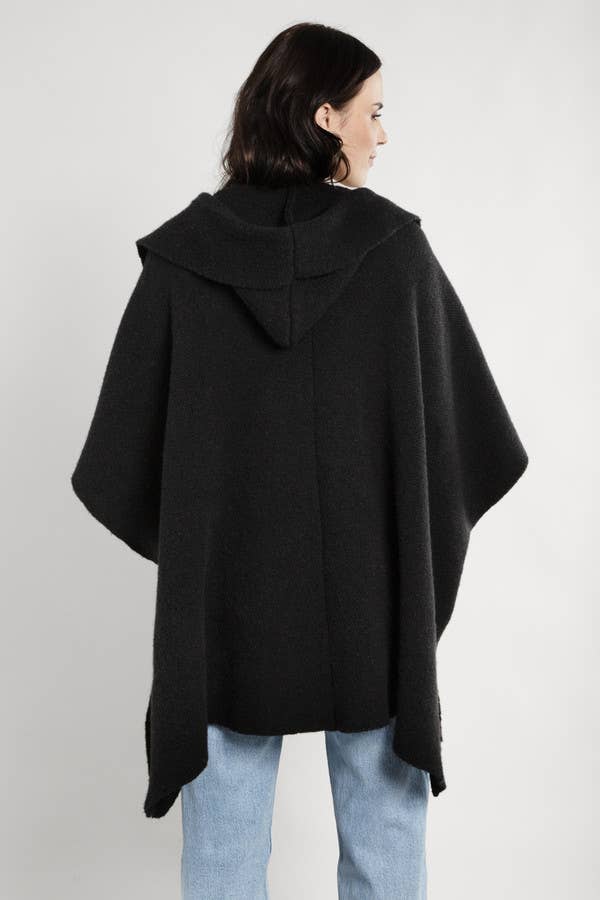 Hooded Oversized Kimono: Ivory