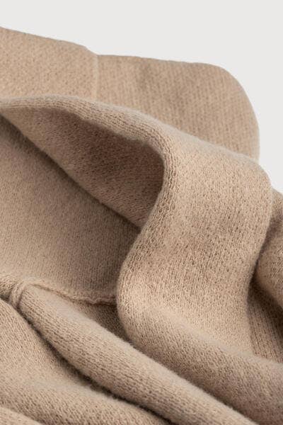 Hooded Oversized Kimono: Ivory